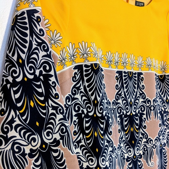 JCREW Jules dress in Scroll Print - Picture 5 of 7